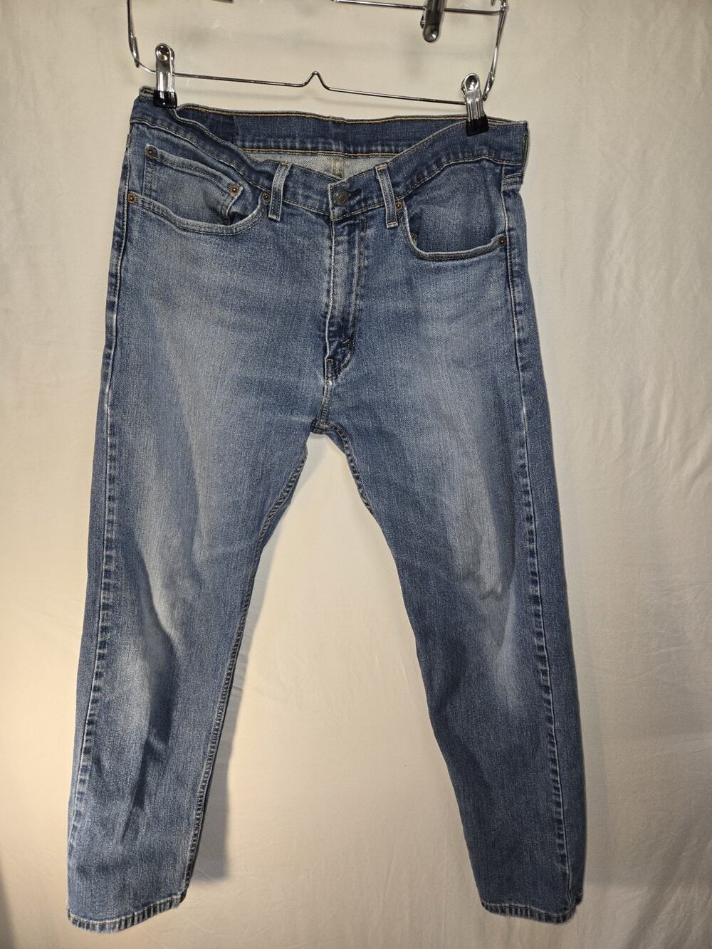 Vintage Levis 505 Jeans Mens 34x30 Blue Medium Wash Regular Straight Denim USA